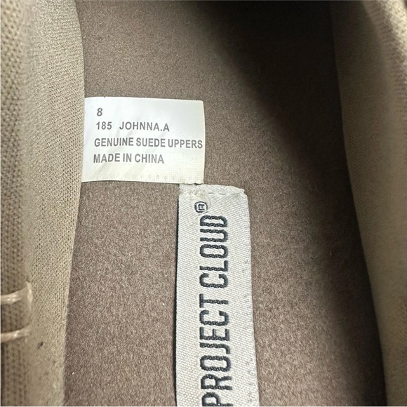 Project Cloud Johnna Platform Clogs Genuine Suede Uppers Gray Grey Size 8 - Picture 8 of 12